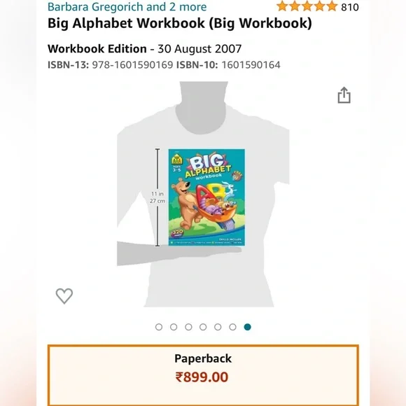 🔵Big Alphabet Workbook for kids - Picture 3 of 13